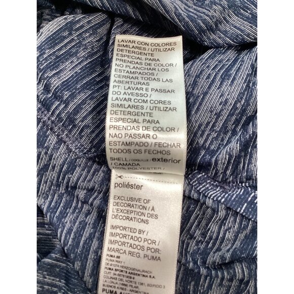 Puma Mens Navy Blue Spiniello Embroidered Logo Polo Shirt XXL Short Sleeve New - Picture 8 of 9